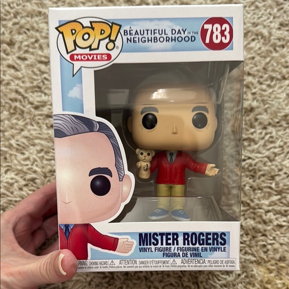 NIB Funko Pop Mister Rogers with Red Sweater and Blue Pants 783 - Picture 1 of 6